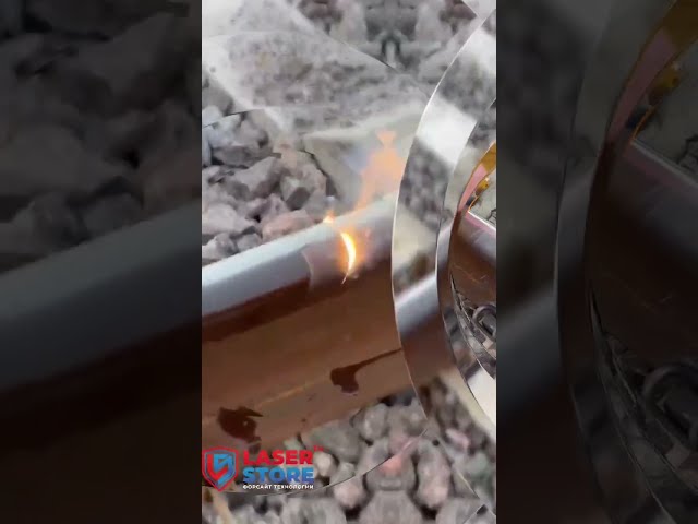 Лазерная очистка рельс - видео