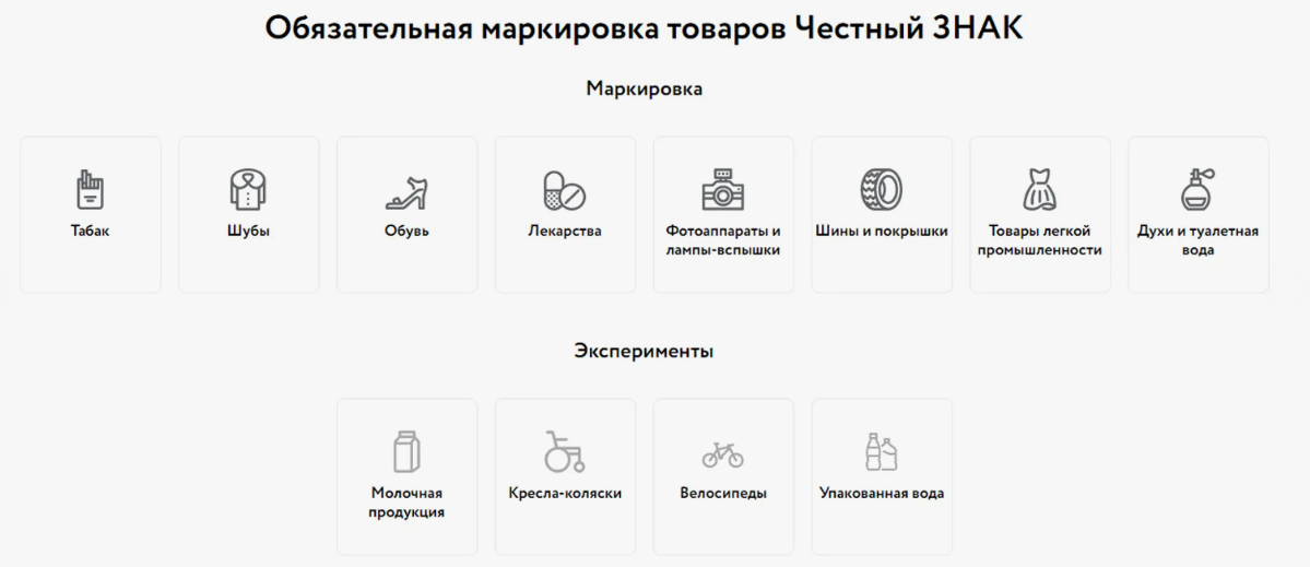 Какие товары нужно маркировать в системе “Честный знак”
