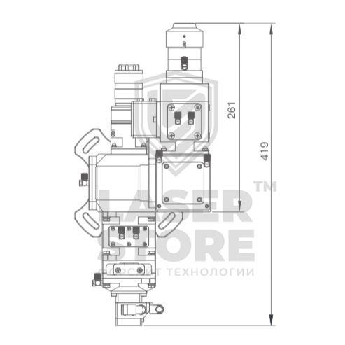 Сварочная голова WSX ND60 4 кВт (wobble)