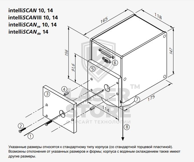 Сканаторная голова Scanlab intelliSCAN III 10 (1064 нм)
