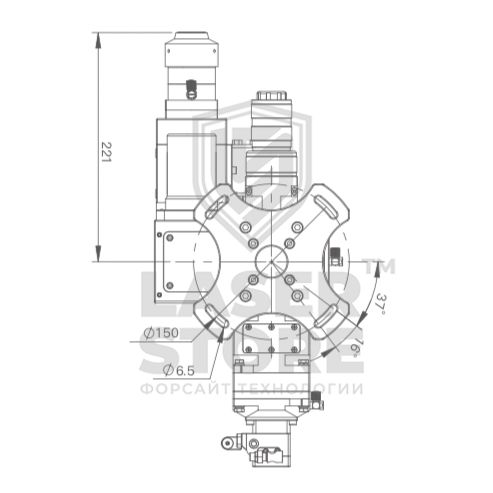 Сварочная голова WSX ND60 4 кВт (wobble)