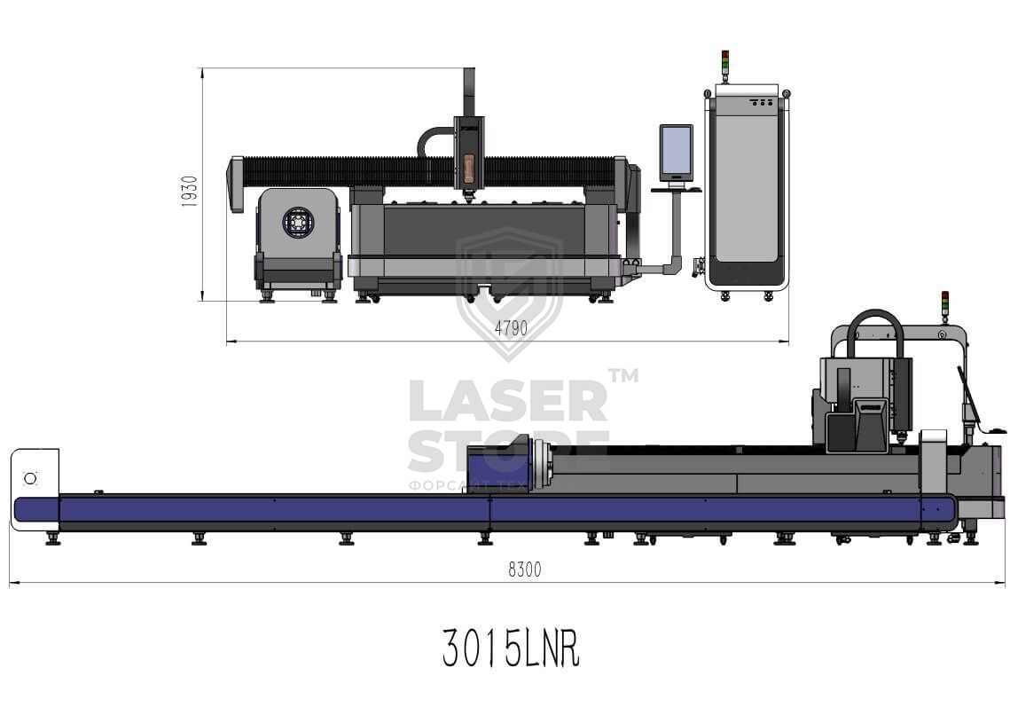 TORWATT 1530LNR со сменными столами