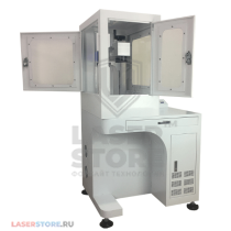 Лазерный гравер по металлу, напольный TORWATT WP Сabin с кабиной и тумбой