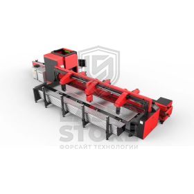 Оптоволоконный лазерный труборез для раскроя труб TORWATT 0206 AUTO с автозагрузкой