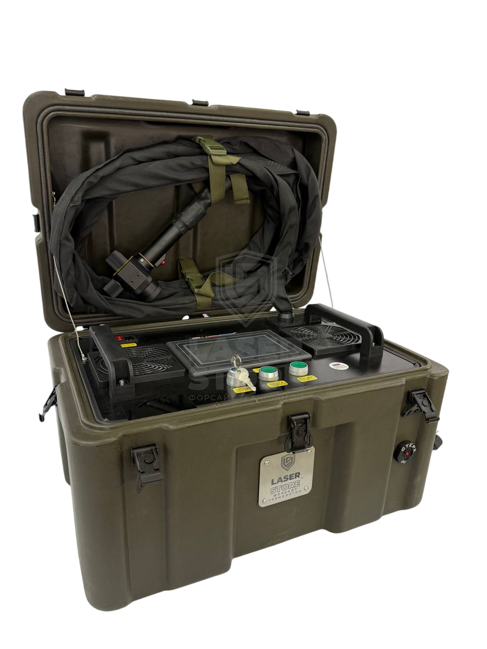 Аппарат лазерной очистки TORWATT FLCI M (50/100 Вт) Military series, фото 1
